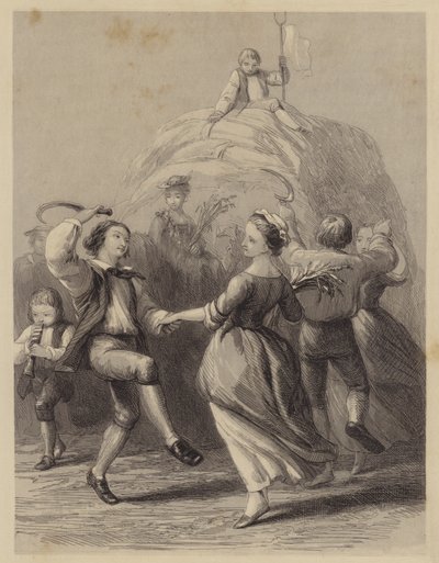 Harvest Dance (gravering) av English School