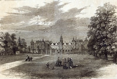 Hatfield House, setet til markisen av Salisbury, fra 