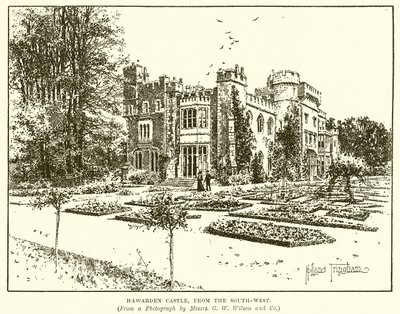 Hawards Castle, fra sørvest av English School