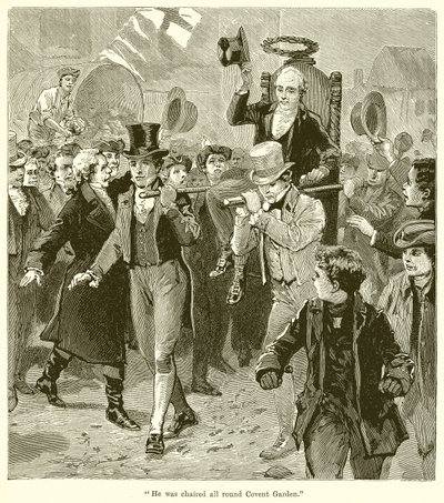 Han ble ledet hele Covent Garden av English School