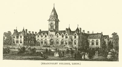 Headingley College, Leeds (gravering) av English School