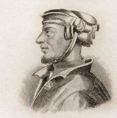 Heinrich Cornelius Agrippa von Nettesheim, 1825 (gravering) av English School