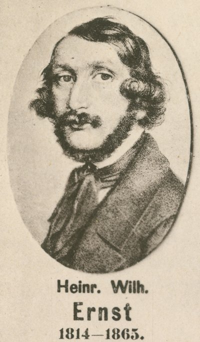 Heinrich Wilhelm Ernst (gravering) av English School