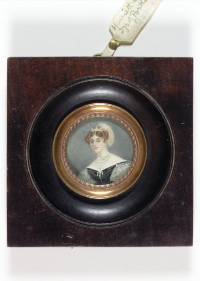 Henrietta Scott, marsjoninne av Titchfield, senere hertuginne av Portland (emalje) av English School