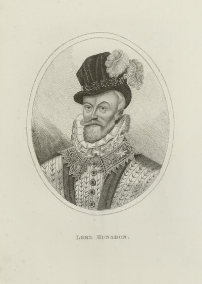 Henry Carey, Lord Hunsdon (gravering) av English School
