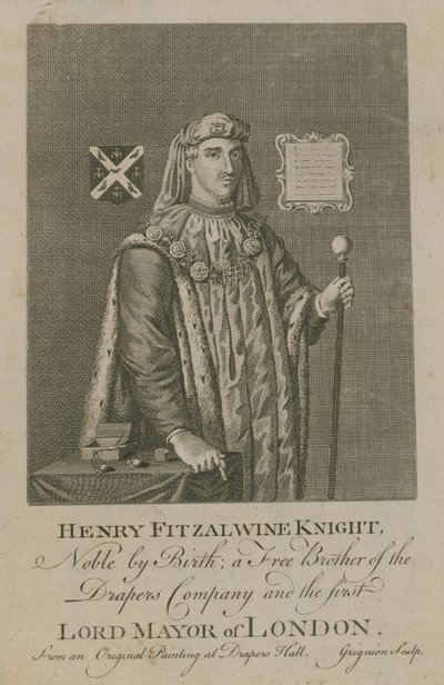 Henry Fitzalwine, den første Lord Mayor i London av English School