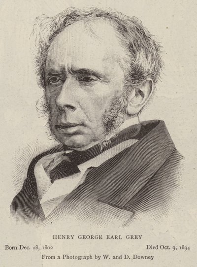Henry George Earl Gray (gravering) av English School