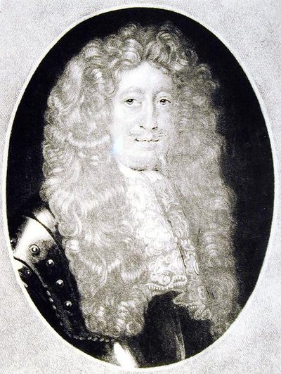 Henry Howard (1628-84) 6. hertug av Norfolk, illustrasjon fra Portraits of Characters Illustrious in British History, gravert av Richard Earlom (1743-1822) og Charles Turner (ca. 1775-1857) (mezzotint) av English School