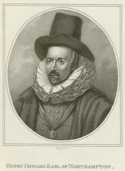 Henry Howard, jarl av Northampton (gravering) av English School