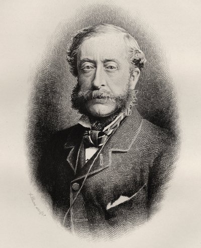 Henry Howard Molyneux Herbert, 4. jarl av Carnarvon, gravert av C. Laurie, fra 