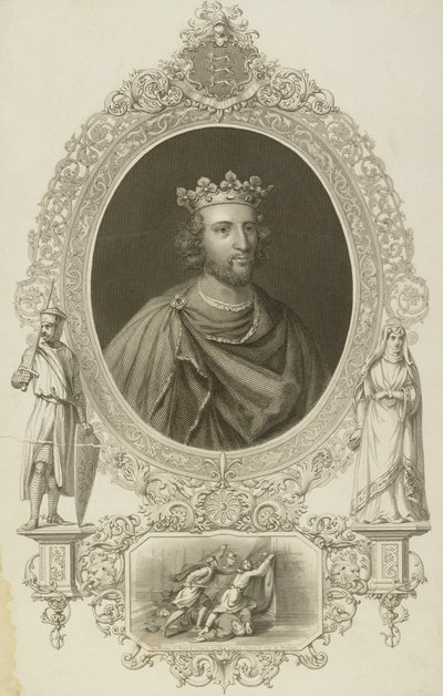 Henry III (1207-72) Konge av England fra 'The Gallery of Portraits', utgitt 1833 av English School