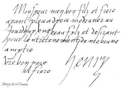 Henrik III av Frankrike av English School