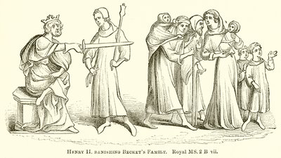 Henry II forviser Beckets-familien av English School