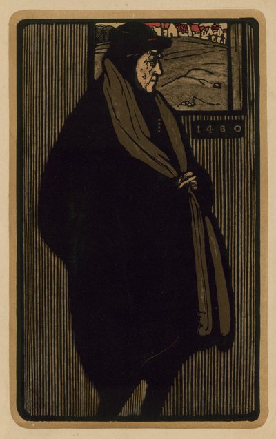 Henry Irving, skuespiller (gravering) av English School