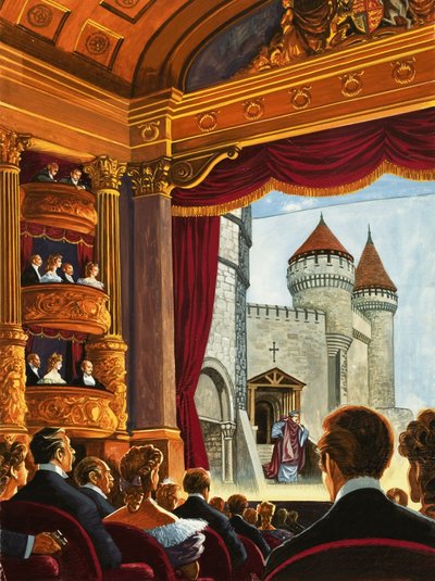Henry Irving som Thomas a Becket av English School