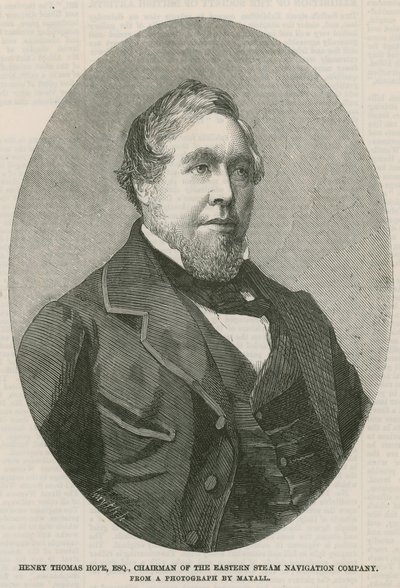 Henry Thomas Hope, styreleder i Eastern Steam Navigation Company av English School