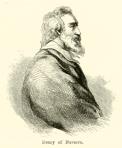 Henrik av Navarra (gravering) av English School