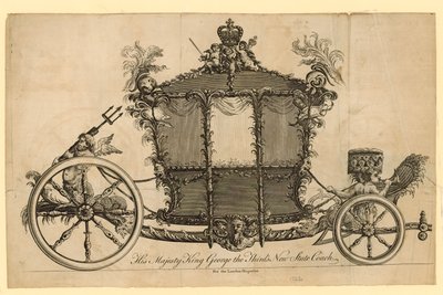 Hennes Majestet Kong George III Ny statstrener av English School