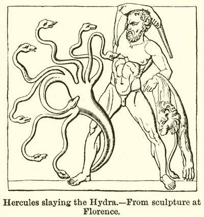 Hercules dreper Hydraen av English School