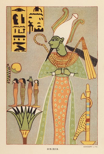 Herodot: Osiris (fargelitografi) av English School