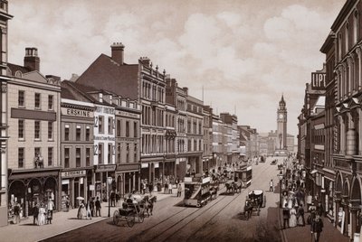 High Street, Belfast (litho) av English School
