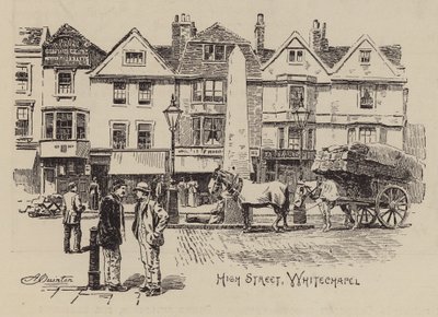 High Street, Whitechapel (gravering) av English School