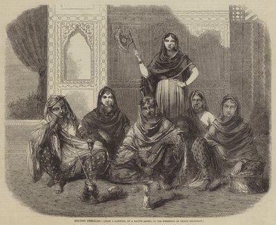 Hindoo kvinner (gravering) av English School