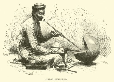Hindoo gullsmed av English School