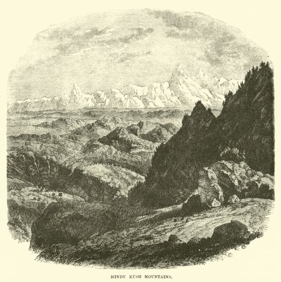Hindu Kush-fjellene av English School