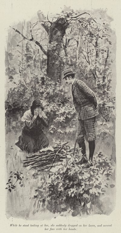 His Good Fairy, av Mary Elizabeth Braddon (litho) av English School