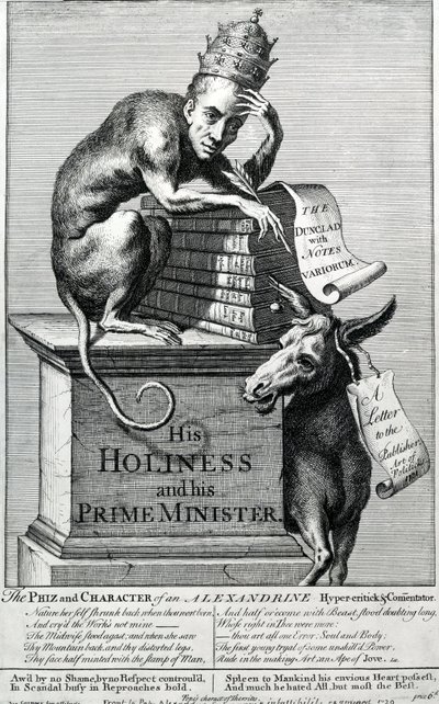 Hans hellighet og hans statsminister, 1729 av English School