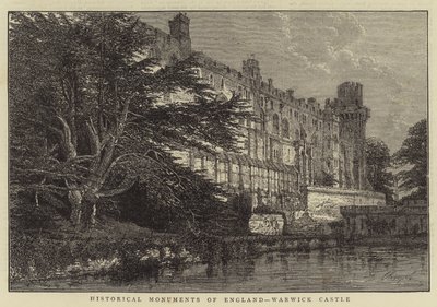 Historiske monumenter i England, Warwick Castle (gravering) av English School