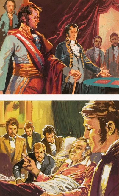 Historische Szenen von English School