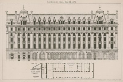 Holborn Viaduct Hotel, London av English School