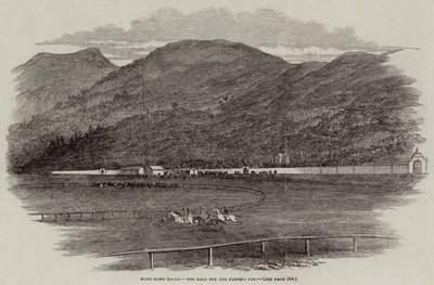 Hong-Kong Races, Race for Plenipo Cup (gravering) av English School