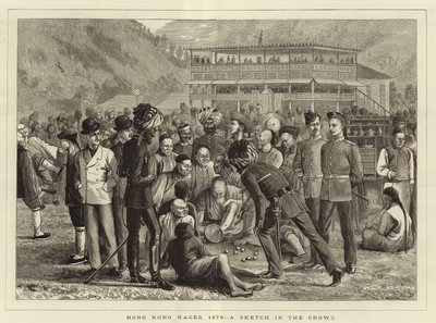 Hong Kong Races i 1876 av English School