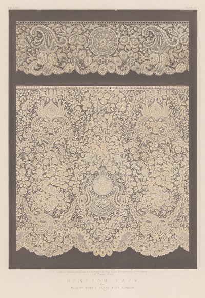 Honiton Lace av Mrs Howell James og Co, London av English School