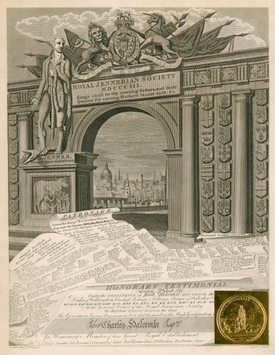 Æresmedlemskap av Royal Jennerian Society av English School