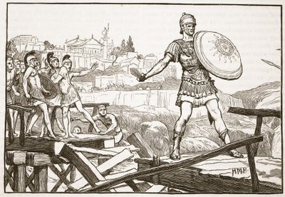 Horatius Cocles forsvarer broen av English School