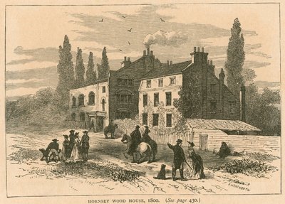 Hornsey Wood House, London, 1800 av English School