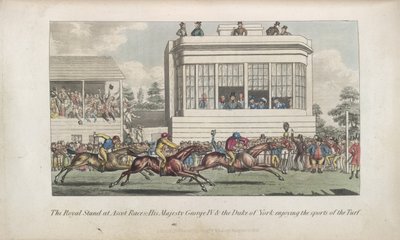 Hesteveddeløp på Ascot, fra "Anekdoter om torven, jakten, ringen" av English School