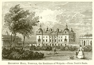 Houghton Hall, Norfolk, boligen til Walpole av English School
