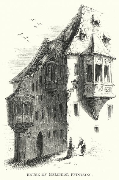 House of Melchior Pfintzing (gravering) av English School