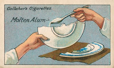 Hvordan reparere ødelagt porselen (chromolitho) av English School