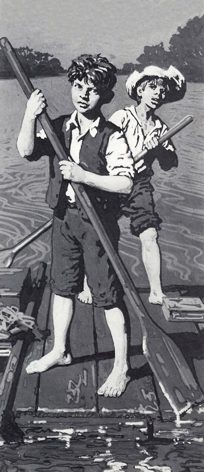 Huckleberry Finn og Tom Sawyer av English School