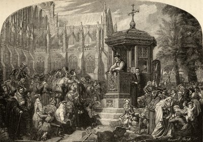 Hugh Latimer (ca. 1485-1555) forkynte for de borgerlige myndighetene ved St. Paul