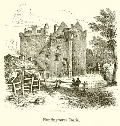 Huntingtower Castle av English School