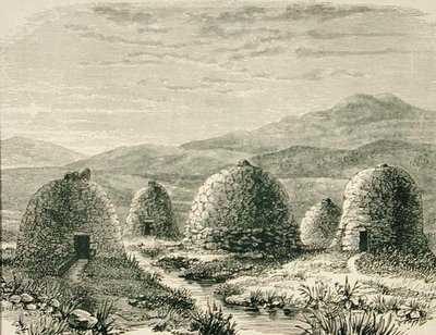 Hytter i Uig i ca. 1880, fra 