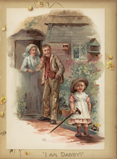 Jeg er pappa! (kromolitho) av English School
