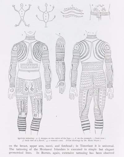 Igorrote-tatovering, fra 